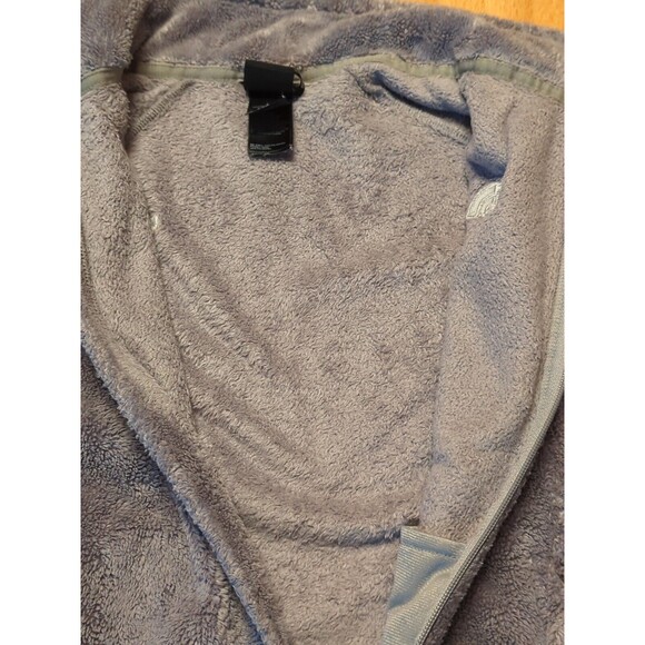 The North Face Jacket Womens Small Gray Full Zip Fleece Fuzzy Long Sleeve - Picture 6 of 12